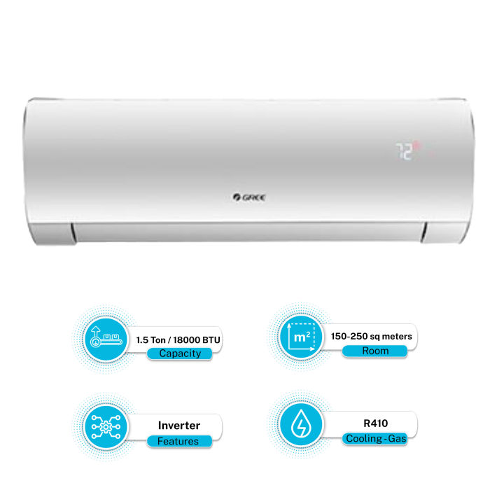 Gree 18FITH DC Inverter AC Ton Heat Cool Air