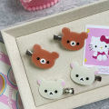 Cartoon Rilakkuma Hairpin Girls Anime Relax Bear Duckbill Clip Women Cute Versatile Bangs Headwear Student Hair Accessories Gift Eshylala. 