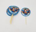 SUPERMAN THEME CUPCAKE TOPPER - PACK OF 10 CUPCAKE TOPPERS - SUPERMAN CUPCAKE TOPPERS. 