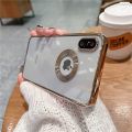 High Quality Slim Transparent Ring Case For Iphone X / XR / XS Max Camera Protection Case. 