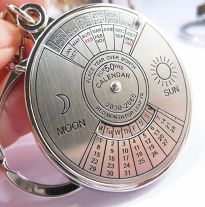 50%20Years%20Perpetual%20Calendar%20Key%20Chain%20Silver%20Alloy%20-%20Image%206