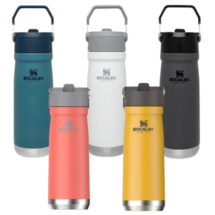 Stanley 651ml Inox Flip Straw Water Bottle – Stainless Steel Vacuum Thermos | Leak-Proof, BPA-Free, Travel & Sports Hydration Flask