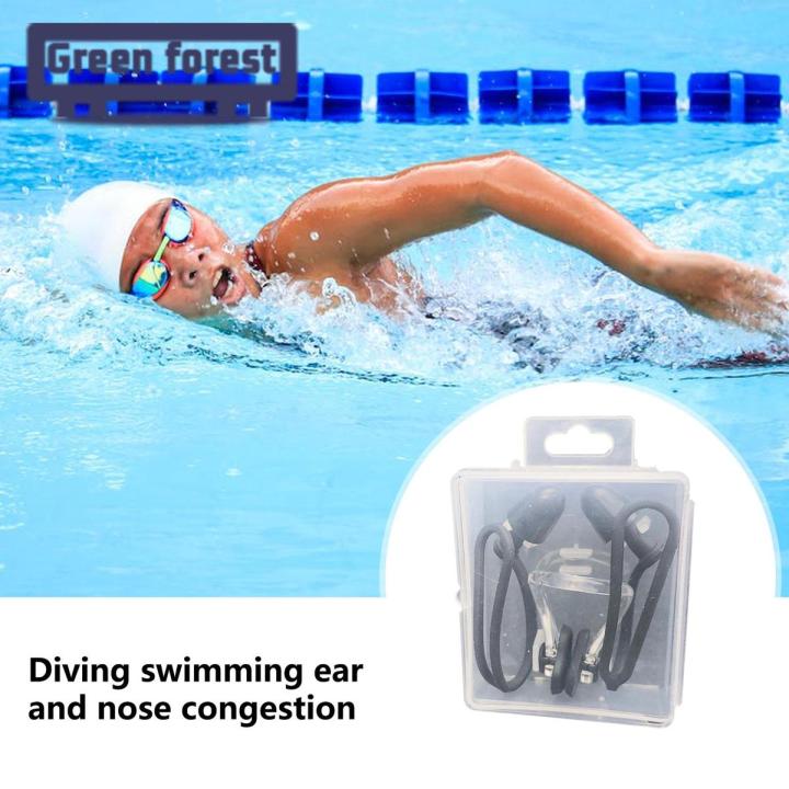 Green forest Surfing Earplug Waterproof Water-resistant Swimmers Earplug