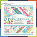 Artisan - DSM005 - 40 Sheets Printed Patterns Scrap Book Paper 8x8 Inch. 