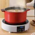 AYA Crystal 2000 Watt Infrared Universal Hot Plate Home Multifunction Circular Electric Ceramic Stove, Temperature Controls, Power Indicator Light, Easy to Clean, Healthy & Environment Friendly Energy-Efficient Portable Ideal for Simultaneous Cooking, |. 