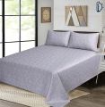 Jacquard Bedsheet Set - Bed Sheets with Pillowcase - DOUBLE/QUEEN BED (96 x 94 Inches). 