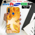 Any Model Oppo Samsung Infinix Vivoo Huawei Realmee Nokia & iPhone OnePlus Back Cover Case - Design SGFLY Floral Soft Cover. 