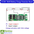 3S 12V BMS Battery Protection Board  – 8A/10A/20A/25A/40A/60A/100A Battery Protection & 3S 4A 18650 Charging Module by Electrica. 