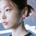Kpop Idol LE SSERAFIM Logo Earrings Im Fearless Hoop Earrings Featuring. 