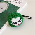 3D Horror Evil Joker Headphone Cases For Apple Airpods 1 2 3 Pro Silicone Protection Wireless Bluetooth Headset Earphone Cover. 