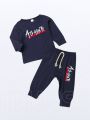 RealBoss- Kids Tracksuit For Winter,Tracksuit for Baby Boby and baby Girls(T-Shirt + Trouser). 