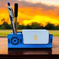 Gifts Cut Desk Organizer with Pen Holder and Card Holder Elegant Desktop Organizer Desk Accessory Compact Card and Pen Holder. 