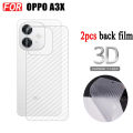 Oppo A3X Anti-Spy Tempered Glass for OPPO A3 Pro 5G A60 4G Privacy Screen Protector 3 in 1 Carbon Fiber Film and Camera Protector. 