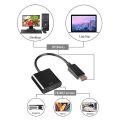 Active DisplayPort to HDMI Adapter,4K Male DP 1.2 in to Female HDMI 1.4 Out Converter,DP-HDMI Video Connector for Laptop,Desktop,PC to Monitor,Projector,TVDP Display Port Male to HDMI Female Adapter Black. 