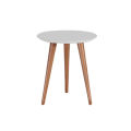 Side Table Round Coffee Table (stool) , White Table. 