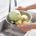 Stainless Steel Colander, Micro-Perforated Metal Colander with Handle, 28.5 cm Colander Strainer for Food Fruit Vegetable Pasta - Dishwasher Safe. 