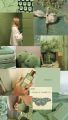 20-Pack Sage Green Aesthetic Wall Collage Kits, 4x6 Inch Photo Cards, Premium Glossy Paper. 
