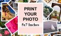 5x7 Customized Photo Print with Digital High Quality Resolution HD. 