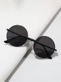 Round Sun Glasses Anime Jujutsu Kaisen Glasses Gojo Satoru Sunglasses Steampunk Round Frame Unisex. 