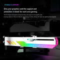 COOLMOON GT8 Graphics Card Bracket 5V ARGB Multi-interface Synchronous Horizontal Chassis Decoration GPU Video Card Stand Holder. 