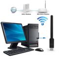 Kebidu WIFI USB Adapter MT7601 150Mbps USB 2.0 WiFi Wireless Network Card 802.11 B/g/n LAN Adapter with Rotatable Antenna. 