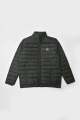 ELO - Burnt Soul Men's Logo Embroidered Puffer Jacket for Men. 
