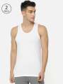 Pack of 2 White Vest Banyan Innerwear For Boys Mens Soft Comfortable Fabric-Durable. 