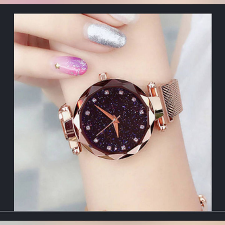 Golden Dial Golden Chain Watch For GIrls Daraz.pk