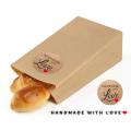 500 Pcs Handmade With Love Natural Kraft Paper Stickers For Package Adhesive Thank You Sticker Seal Labels Stationery. 