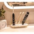 Electric toothbrush holder light luxury golden bathroom shelf Washing table diatom mud absorbent pad toilet storage rack. 