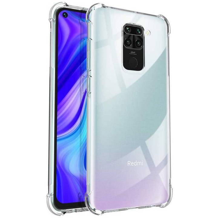Xiaomi Note 9S Anti Shock Transparent Four Corner Anti Burst Air Bag Shock Proof Bumper Case Cover High Quality Crystal Clear TPU Cover