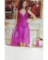 Fancy Babydoll Purple Nighty Set Collection. 