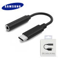 Original Samsung USB Type C to 3.5mm Audio Headphone Jack Adapter Connector For Type-C Models | Earphone Converter Aux Audio Sound Cable Headset Splitter Music Converter - High Quality. 