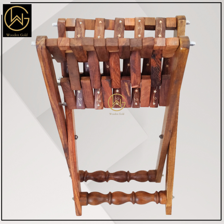 WOODEN%20GOLD%20%7C%20Handmade%20Wooden%20Folding%20Stool%20Folding%20Stool%20%7C%20Chair%20for%20Home%20Decor%20Portable%20Kitchen%20Stool%20%7C%20Chair%20for%20Garden%20Study%20Room%20&%20Living%20Room%20Wooden%20-%20Image%202