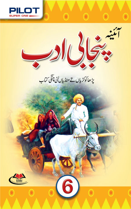 Aina Punjabi Adab Book Class 6 Keybook Pilot Textbook