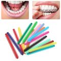 40stick/1 pack Dental Elastomeric Ligature Ties Orthodontic Elastic Rubber Band Teeth Ring Oral Care Orthodontic Bracket. 