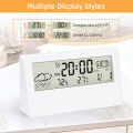 Transparent LCD Digital Clock. 