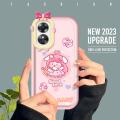 For OPPO A17/A17K Back Cover Cartoon Cute Girl Fairy Pattern Phone Case Monster Lens Phone Shell Soft Protective Cover Shockproof Cellphone Casing. 