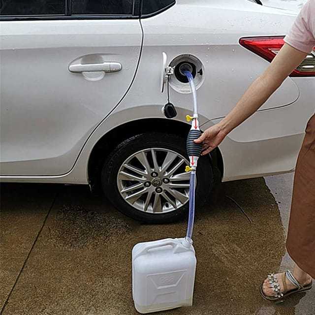 Manual Oil Pump PVC Car Oil Tank Suction Pipe Gasoline Suction Pipe for Car Motorcycle Transparent Tube Pumping