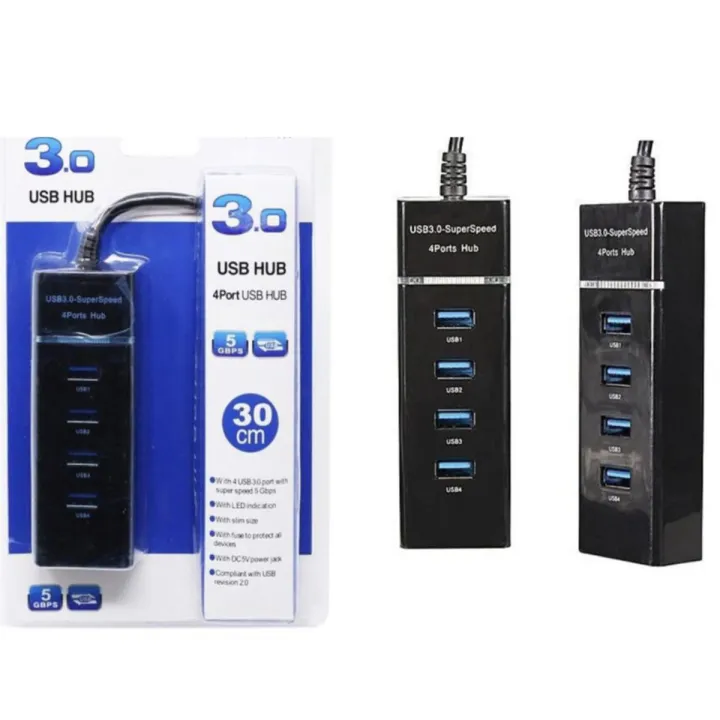 USB%20Hub%203.0%20-%204%20Port%20High%20Speed%20USB%20Hub%20with%20attached%201ft%20Extended%20Cable%20&%20LED%20Light%20-%20For%20Computers,,%20Laptop,%20PC,%20USB%20Flash%20Drives%20-%20Image%203