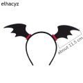 New Halloween Big Black Long Ox Horn Headband Movie Demon Evil Queen Glitter Hair Hoop Halloween Party Cosplay Costume Headpiece. 
