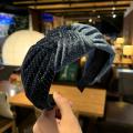 Fashion Korean New Gypsophila Headband Woman Fashion Simple Hair Band HandmaExquisite HighGraHair Hoop. 