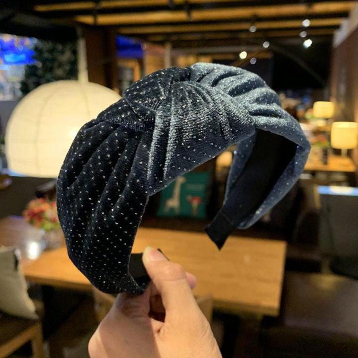Fashion Korean New Gypsophila Headband Woman Fashion Simple Hair Band HandmaExquisite HighGraHair Hoop
