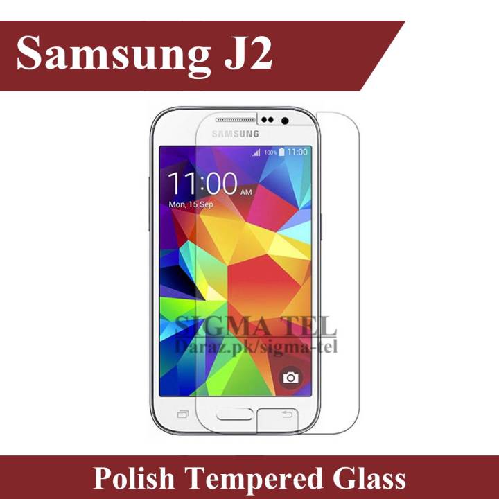 Samsung J2 Tempered Glass Screen Protector Premium High Quality Polish Glass For Samsung J2