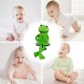 NYT Frog Puppet Soft Hand Stuffed Plush Toy Muppets Show Toy With Movable Mouth. 