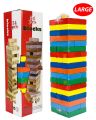 Jenga Blocks - Jenga Game - Jenga - Jenga Game Large Size - Jenga Colourful -  Jenga Game 54 pc - Jenga Games - Jenga Tower - Stacking Toys - Wooden Toys - Wooden Blocks For Kids - Wooden Toys For Kids. 