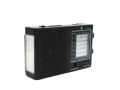KTF-1646 Solar Charging Wireless Portable Radio Speaker with Flashlight | Retro 8 Band AM FM SW Radio Bluetooth Speaker USB TF Card Support | Emergency Power Backup Mini Generator LED Lamp Outdoor Camping Survival Device Rechargeable Battery Crank Options. 