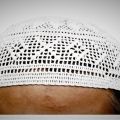 Bangladeshi Cotton Handmade Knitted Cap / Namaz Topi / Islamic Kufi Prayer Cap. 