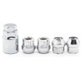 1 Set - Anti Theft Wheel Nuts Lock (M12 x 1.5) (Universal Open Ended Wheel Nut Lug - Car Wheel Nuts Lock with Unique Key). 