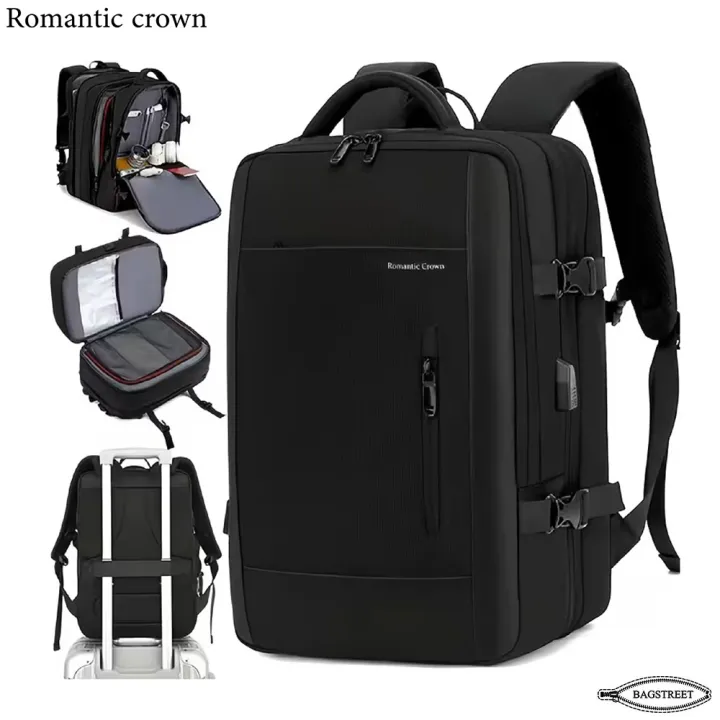 Romantic%20Crown%20Laptop%20Bag%20for%20Men%20&%20Women%20%E2%80%93%20All-Season%20Water-Resistant%20Polyester%20Expandable%20Anti-Theft%20Travel%20Backpack%20%E2%80%93%2017.3%20Inch%2045L%20-%20Image%202